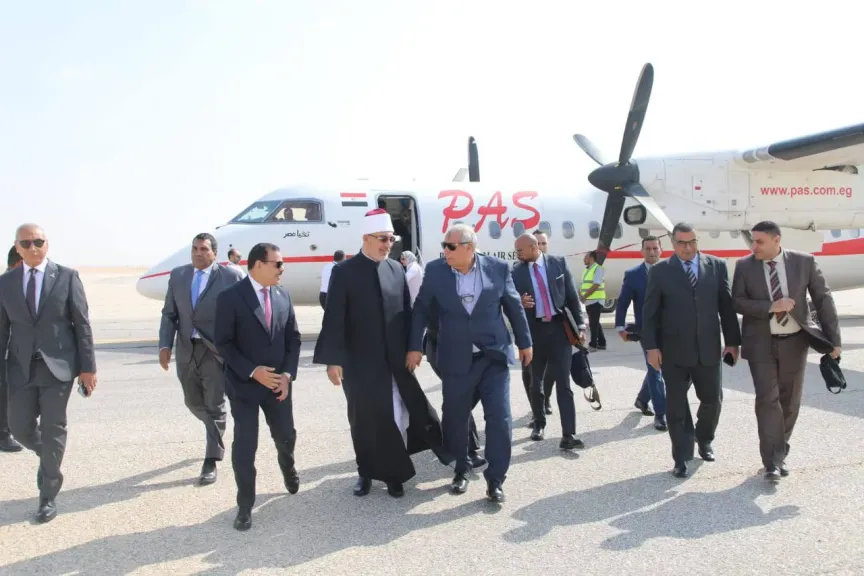 المحافظ يستقبل  مفتي الجمهورية