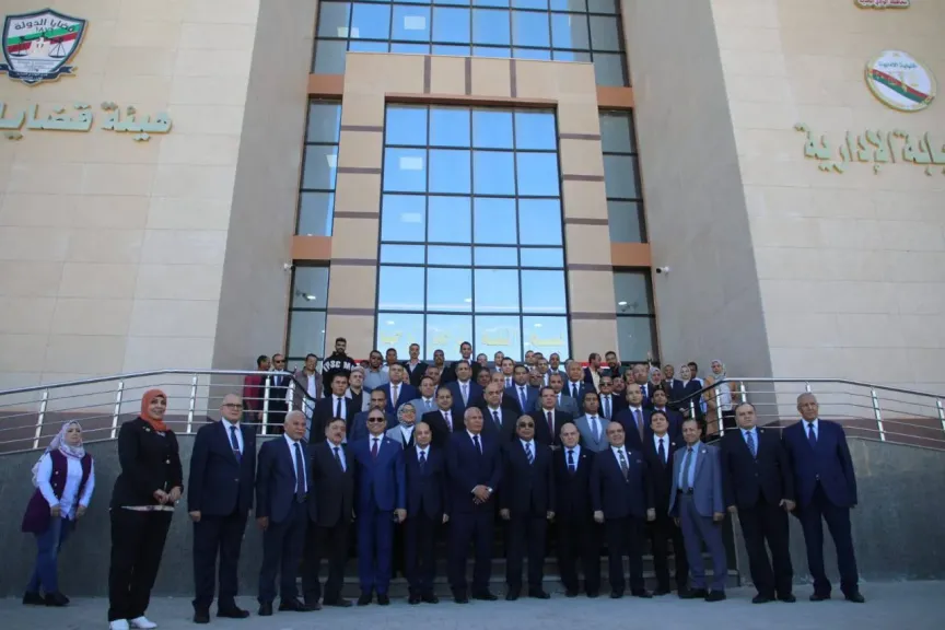 وزير العدل و محافظ الوادي الجديد يفتتحان مقر هيئتي قضايا الدولة و النيابة الإدارية