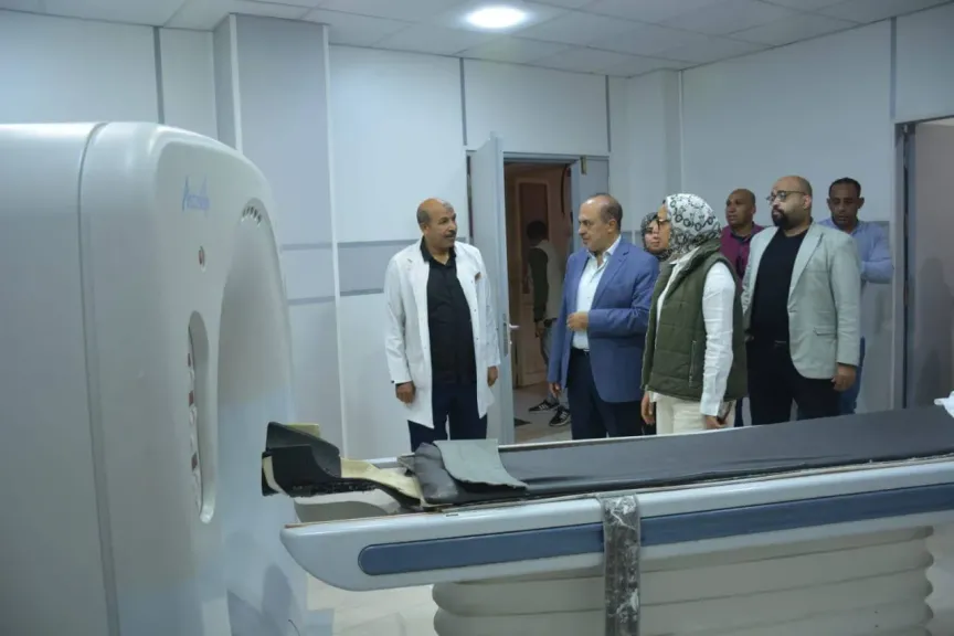 نائب محافظ الوادي الجديد تتفقد مستشفى صدر الخارجة