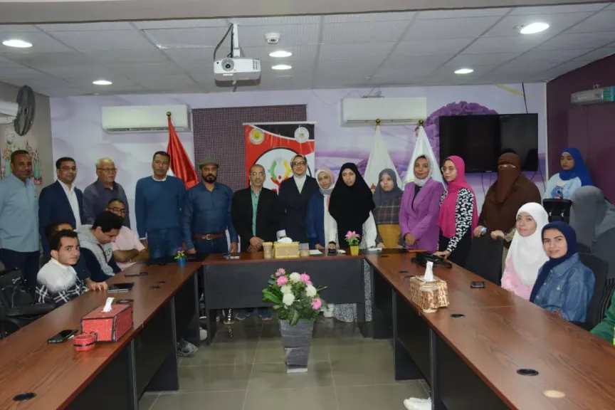 نائب محافظ الوادي الجديد تتابع فعاليات البرنامج التدريبي لذوي الاحتياجات الخاصة