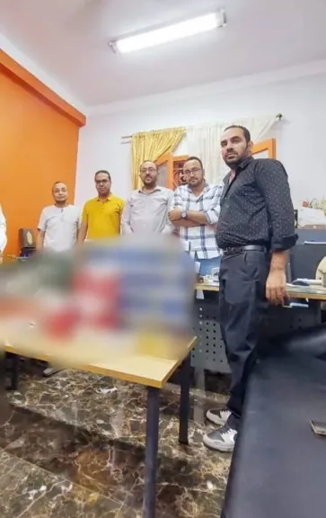 جانب من الحملة