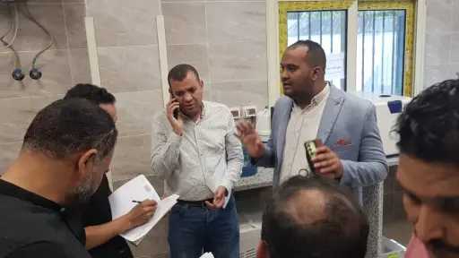 مدير إدارة أبوتشت الصحية يتفقد...