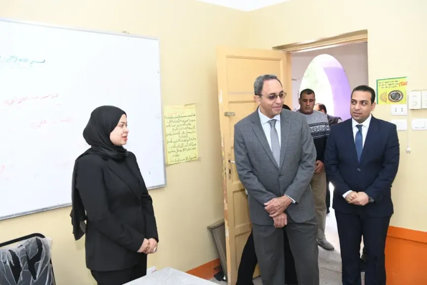 محافظ قنا يتفقد اللجان