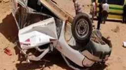 إصابة شخصين في انقلاب سيارة...