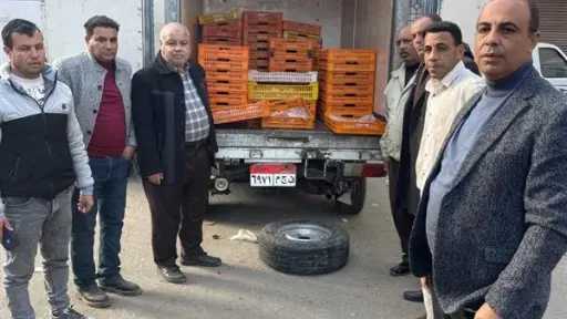 تموين الفيوم يضبط سيارة ربع...