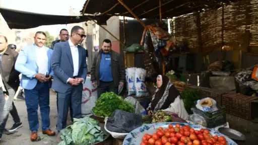 خلال جولة صباحية..محافظ الفيوم يتفقد...