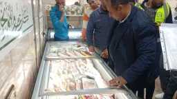 ضبط وإعدام لحوم غير صالحة...