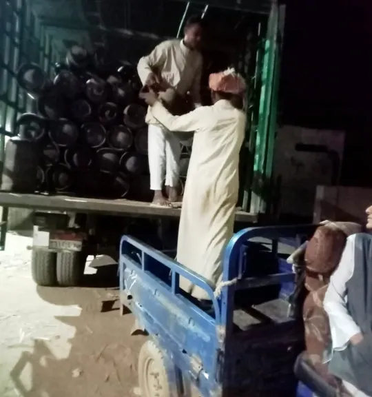 ضخ أسطوانات البوتاجاز