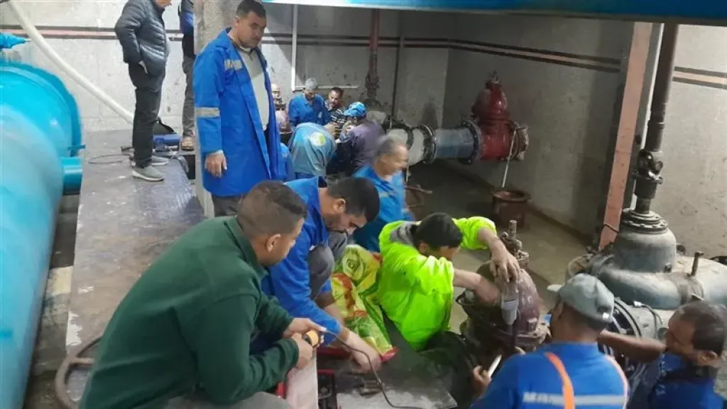 الانتهاء من أعمال الصيانة