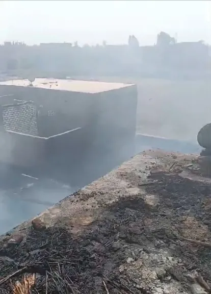 صورة من الحريق