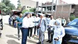 فى جولة صباحية .. محافظ...